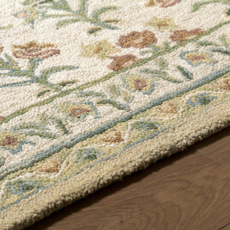 Tapis fait à la main Manor, Rectangle 9 pi x 12 pi