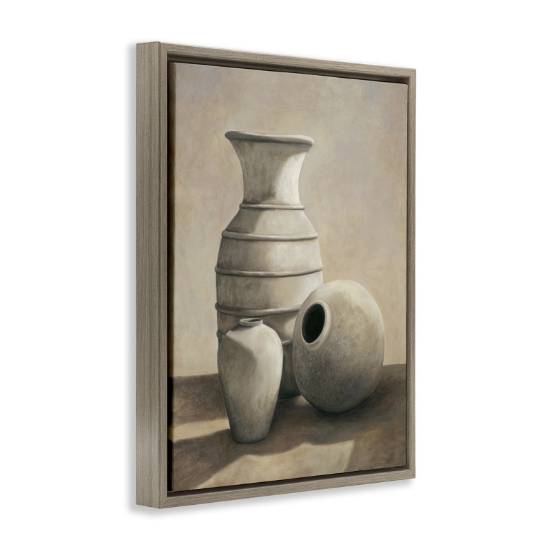 Cadre flottant Traditional Still Life, conception d'André Mazo, Cadre flottant orme Montalcino, H 31 po x l 25 po