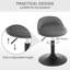 Sunizona Upholstered Velvet Adjustable Height Bar Stool-240479290-240479300