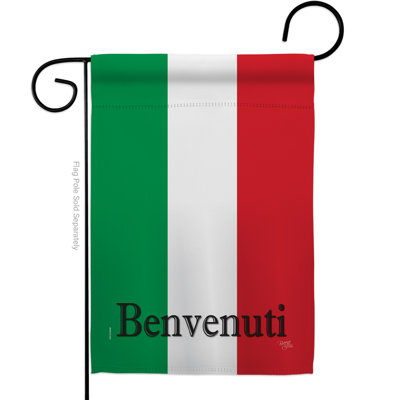 Le luminaire décoratif à 2 faces de 18,5 po x 18,5 po drapeau de jardin en polyester