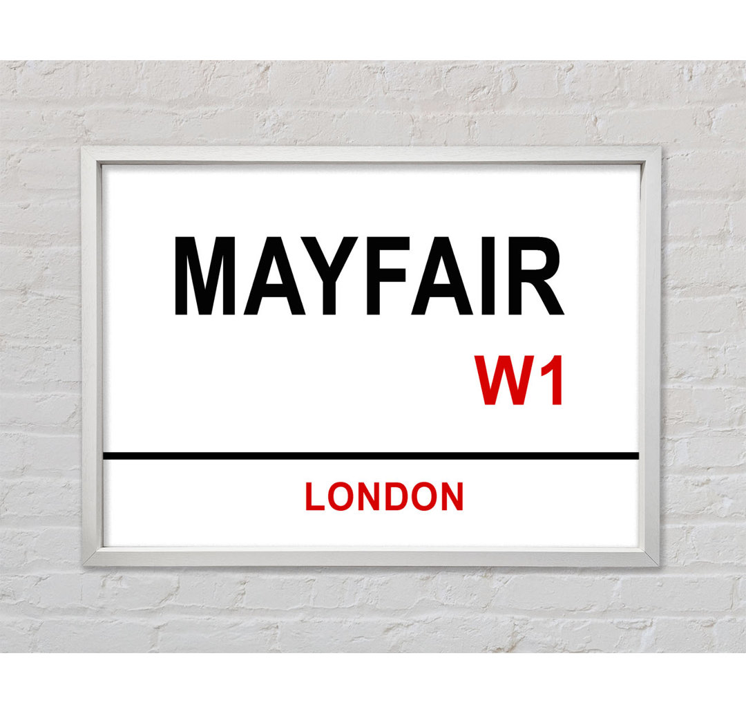 Mayfair Signs - Druck