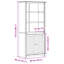 This classic bookcase, featuring a French design, makes a decorative as well as practical addition to your current decor.-1713072143