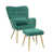 Velours vert sélectionné