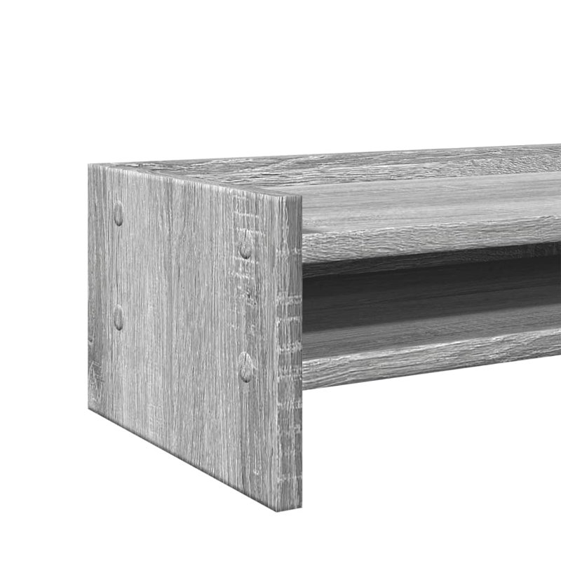 Shiya Manufactured Wood Monitor Stand, Grey Sonoma