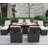 Rectangular 8 - Person Dining Set with Cushions