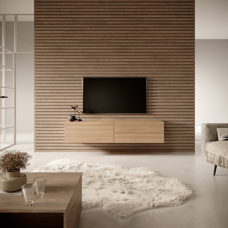 Viehbacher Unfinished Floating TV Stand, 140cm