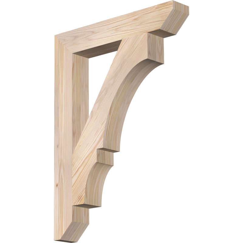 Support lisse à lattes Balboa l 3 3 po x P 22 po x H 30 po, H 30 po x l 3,5 po x P 22 po, Sapin de Douglas, Lisse