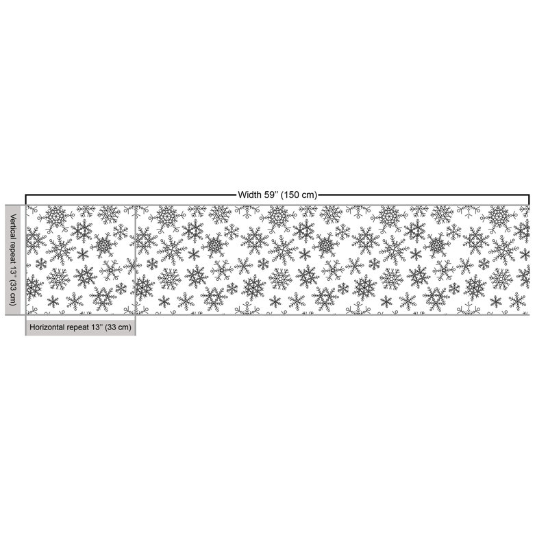 Akeshia Winter Motif Line, Fabric