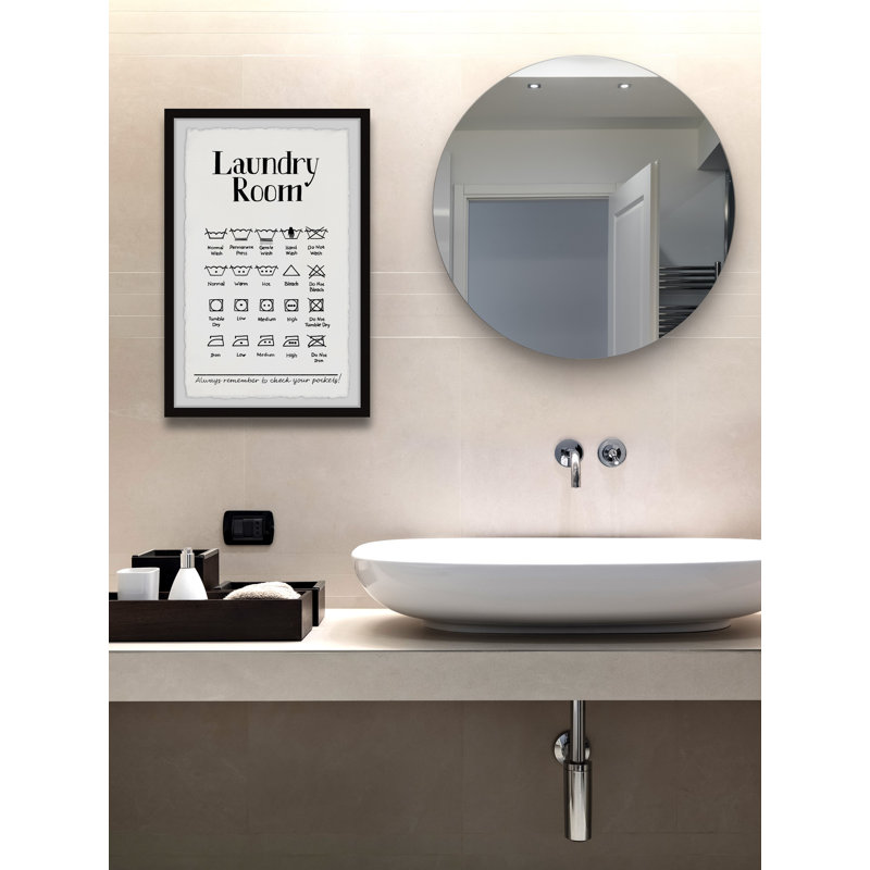 Laundry Room IV - Reproduction encadrée, H 12 po x l 8 po x P 1,5 po