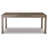 Brewer Rectangular Metal Extendable Outdoor Dining Table With Umbrella Hole , 94'' in. W 42'' in. D