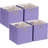 4-pack Purple Fabric Cube Storage Bins With Handles