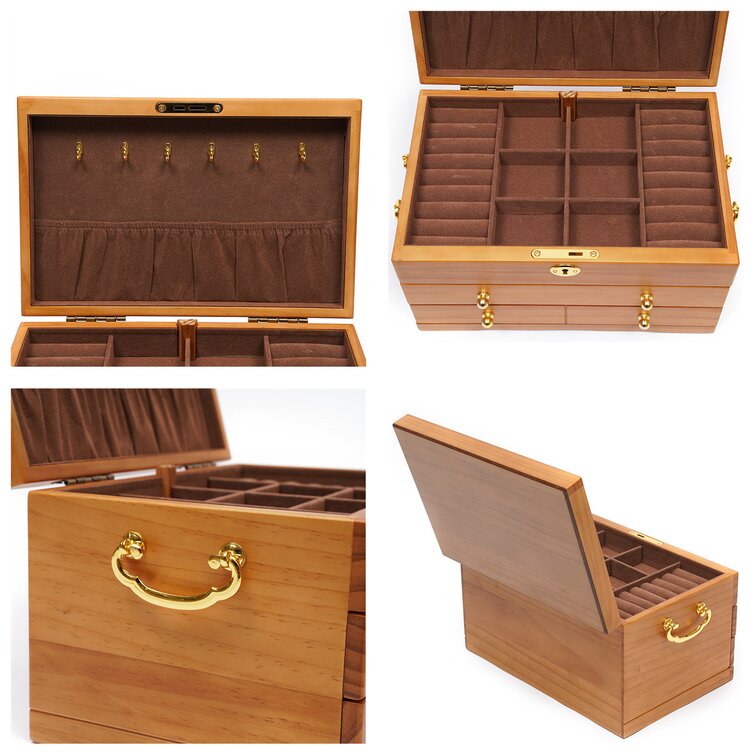 Canora Grey Wood Jewellery Box +
