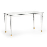 Denver Glass Writing Desk