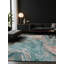 Tapis bleu soyeux et moelleux-1906820283