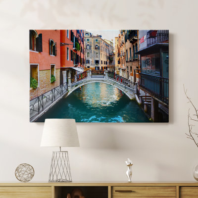 Venice Canal -Gallery Wrapped Cavas
