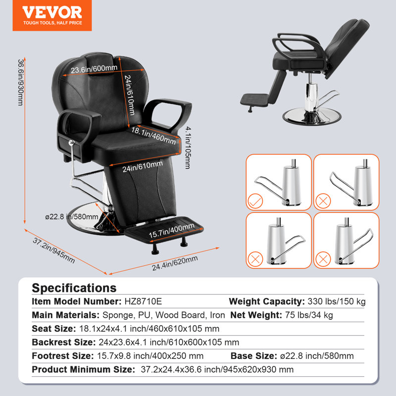 Faux Leather Massage Chair