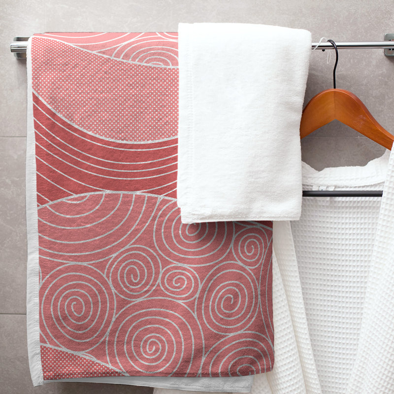 Katelyn Elizabeth Bath Towel, Red