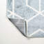Tapis bleu clair / blanc Mashawna-139295921