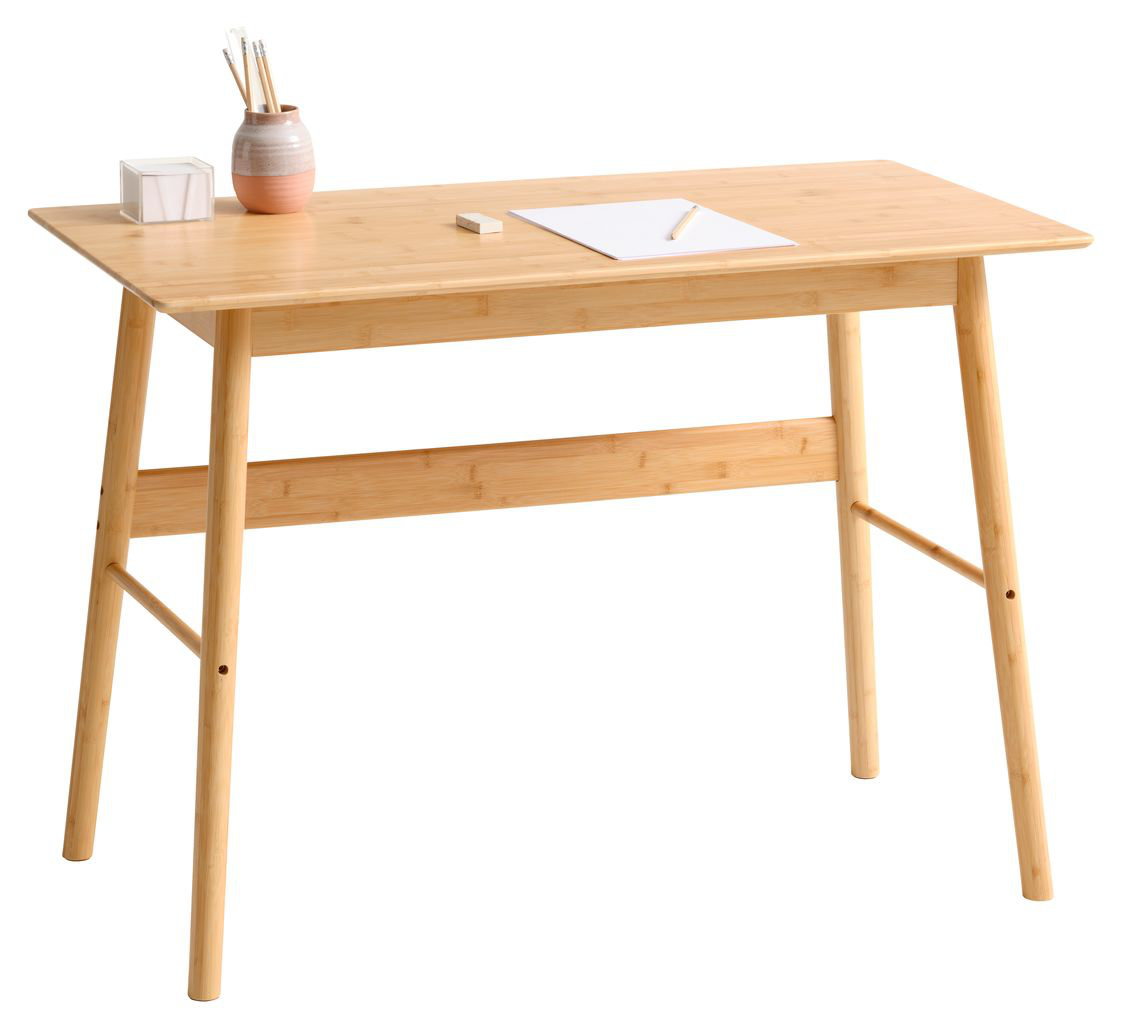 Foundry Select Computer Desk Study Writing Table - Bamboo Wooden ...
