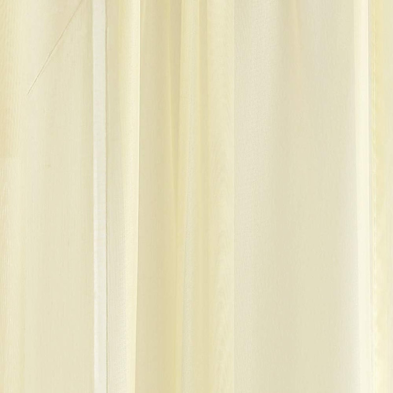  Rideaux à baldaquin en polyester, Grand, Blanc