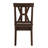 Demone Solid Wood Cross Back Dining Chair