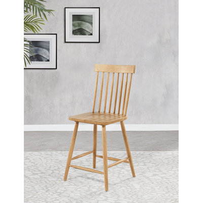 Chaise de comptoir transitionnelle l 19,4 po