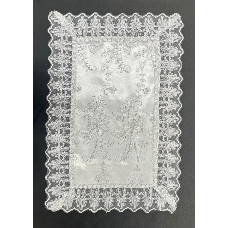 Napperon Emb 12 ", Blanc