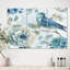 Indigold Watercolor Lovely Bird II - reproduction d'art sur toile tendue-40997515