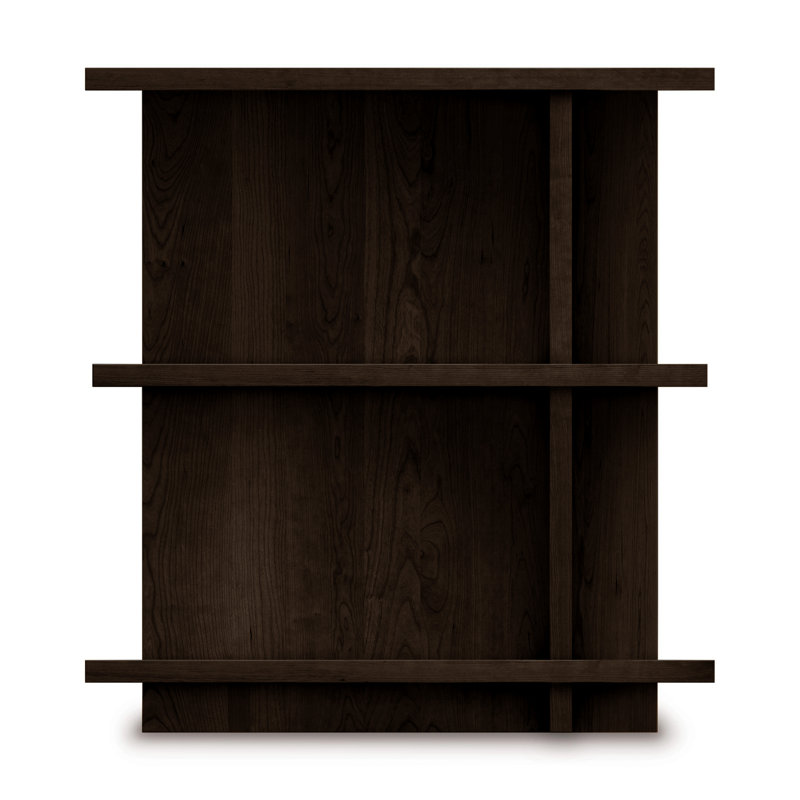 Mansfield Solid Wood Nightstand, Right, Smoke Cherry