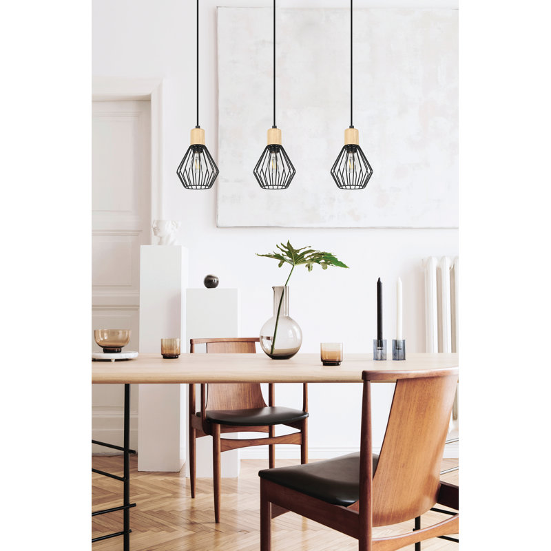 Luminaire suspendu à 3 lumières pour îlot de cuisine