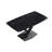 63"Modern artificial stone black curved black metal leg dining table -6 people-953352459-948996408