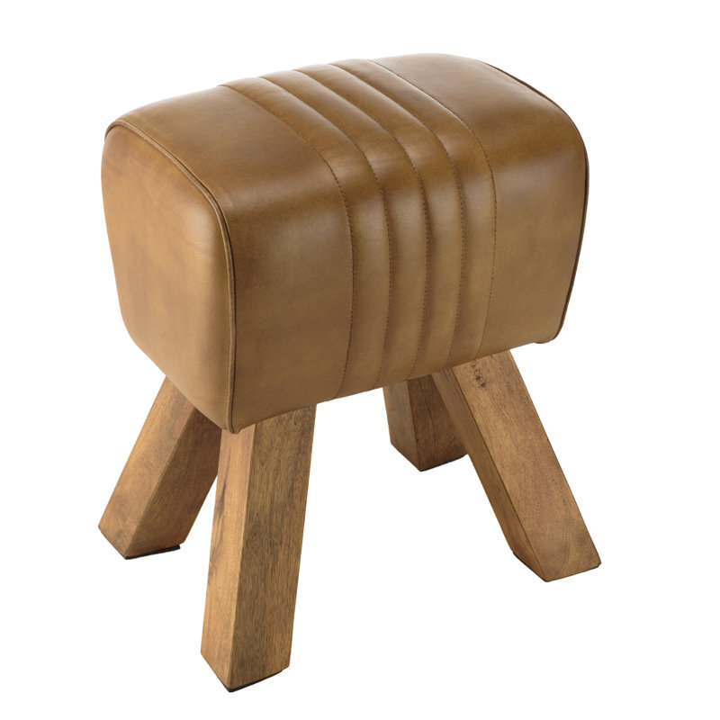 Alphon Solid Wood Accent Stool