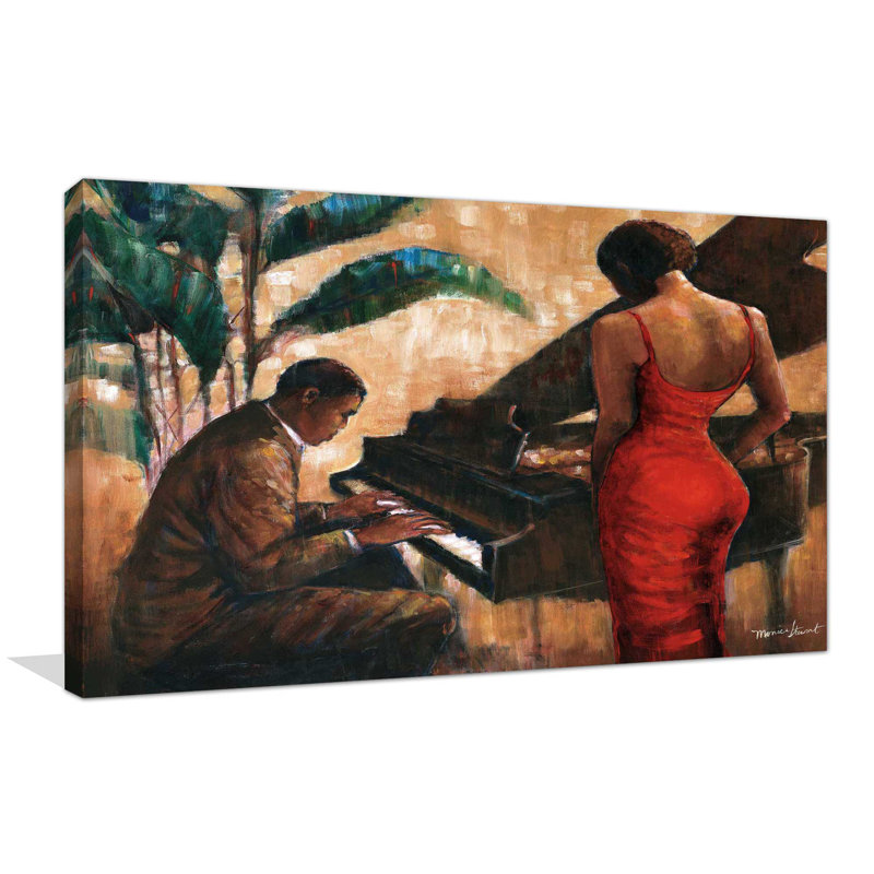 Enchanting Keys by - Peinture, Toile tendue, H 36 po x l 60 po x P 1,5 po