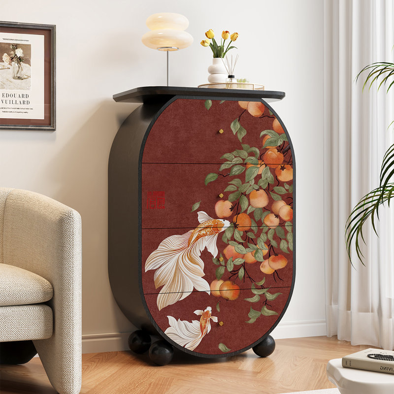Commode décorative 4 tiroirs Bertine