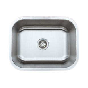 Craftsmen Series 23'' L Undermount Single Bowl Stainless Steel Kitchen Sink