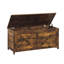 Coffre de rangement, banc de rangement, organisateur de coffre à jouets rétro, banc de rangement d'entrée avec 2 charnières, assemblage facile-123139309-123431984