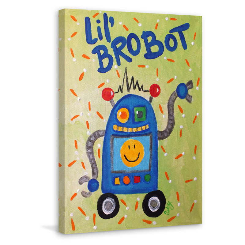 «Lil Brobot», reproduction sur toile tendue, H 30 po x l 20 po x P 1,5 po