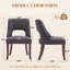 Chaise de salle à manger rembourrée Arlene-129872507