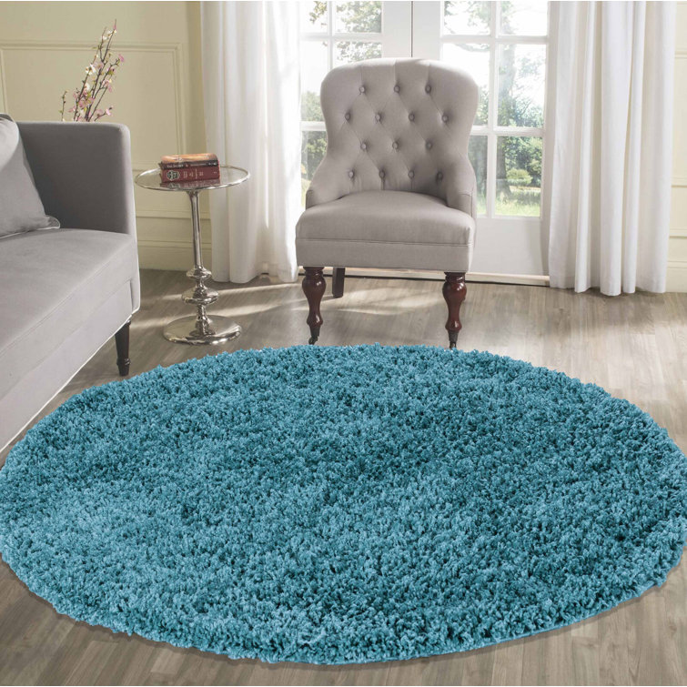 Esterly Solid Colour Shag Area Rug