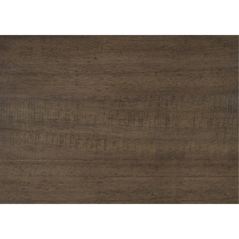 Élégant fauteuil de salle à manger brun de 2 places, siège texturé gris et bois, profondeur de paquet de 2 chaises contemporaines et tissu, largeur de 26 po
