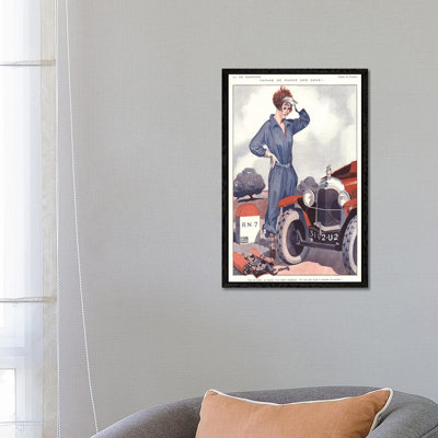 1920s La Vie Parisienne Magazine Plate - Print on Canvas