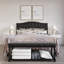 Lit recouvert recouvert de similicuir Jenese-780479390