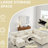 L-Shaped Chenille Sectional With 7 Seats, Storage, Beige , 97 Inch For Decor 7 Capacity And Storage