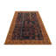 Rug & Kilim’s Tribal Rug In Navy Blue, With Colorful Floral Patterns-362377219