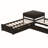 Twin L-shaped Platform Storage Bed-894628508