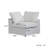 Linen Blend Slipcovered Corner Chair-1366094980