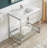 ANZZI Orchard Series 22'' Solid Surface Rectangular Bathroom Sink with Overflow-54377273