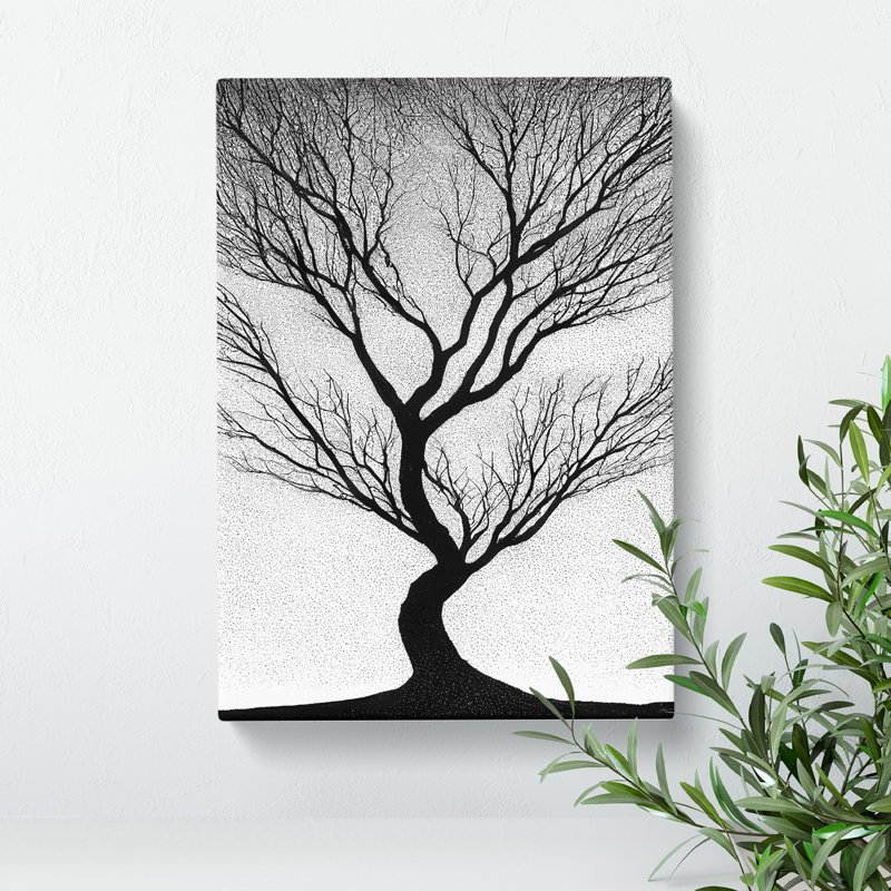 Shadow Of A Tree No.2 - Wrapped Canvas, 50cm H x 35cm W x 3cm D