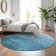 Premium Machine Washable Cerrito Teal Rug
