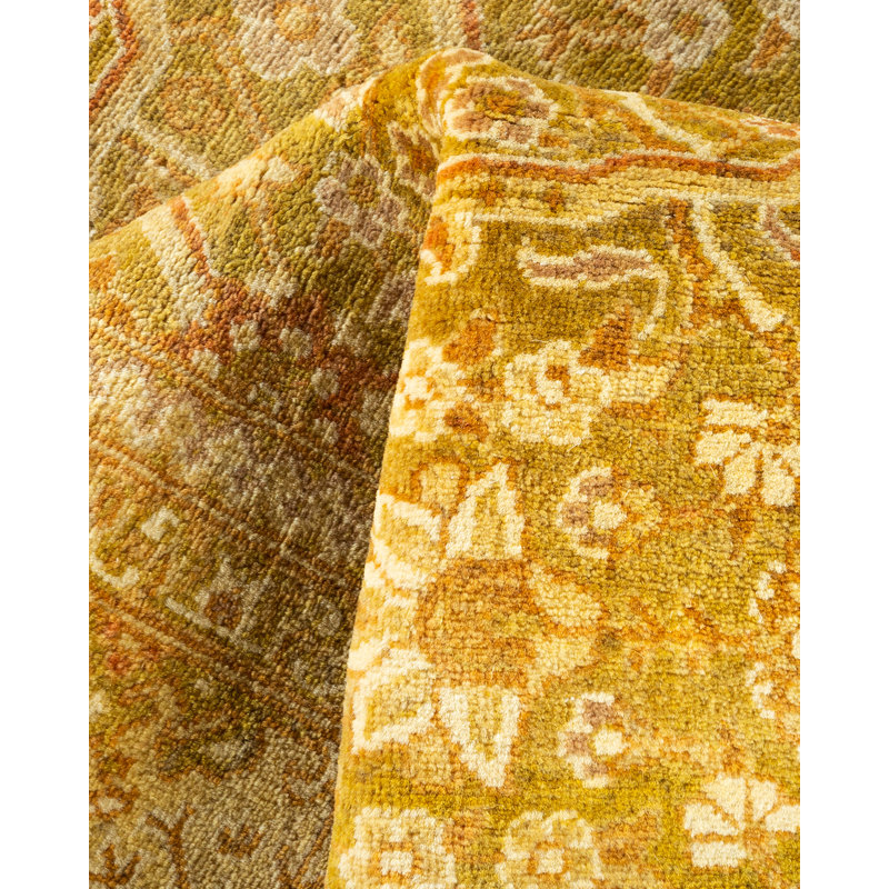 Classic One-of-a-Kind 6' 1" x 8' 10" Hand Knotted Area Rug